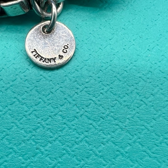 🔴Authentic TIFFANY & CO Sterling Silver Box Venation Link necklace🔴 - Picture 8 of 10